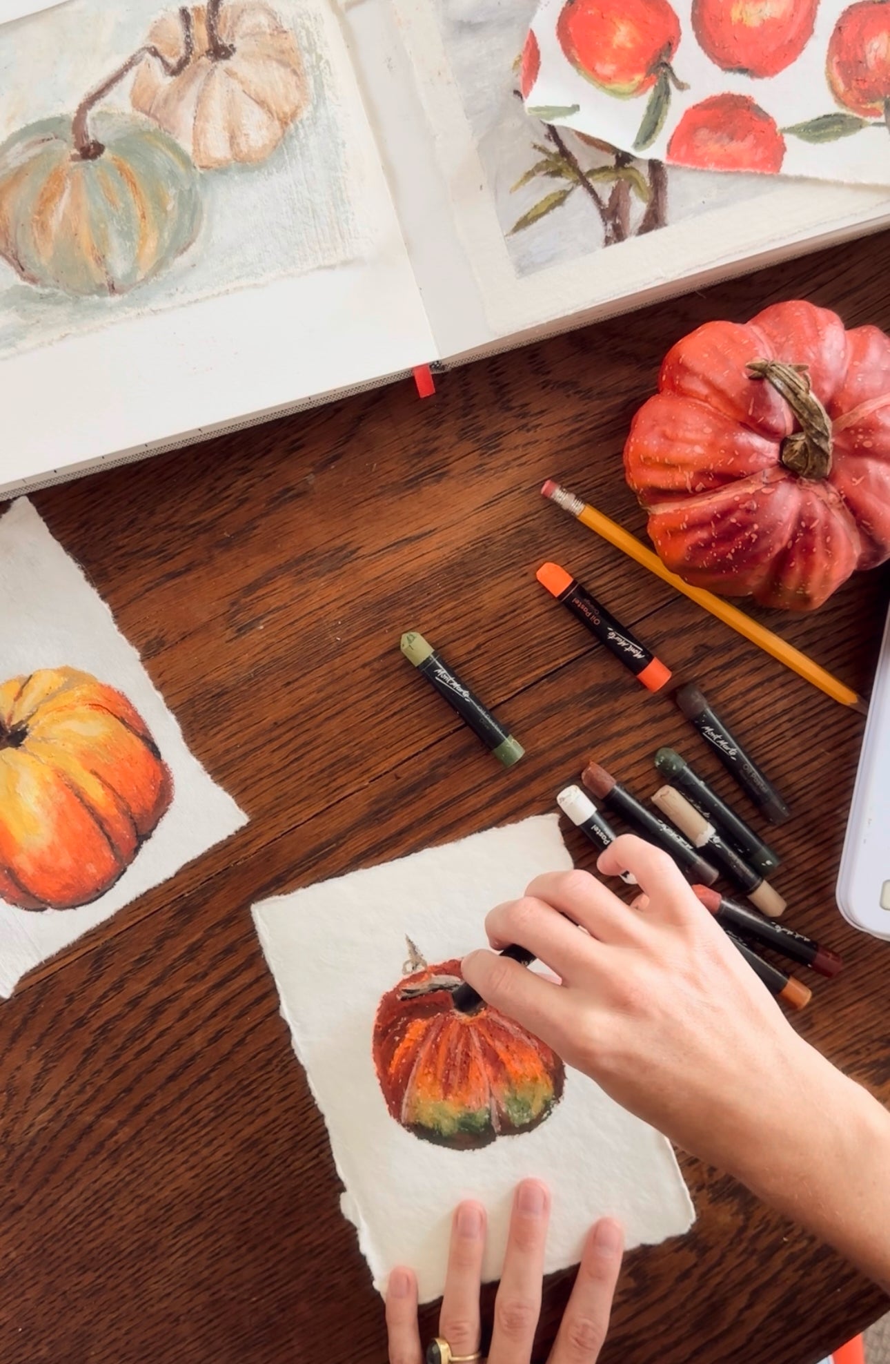 Oil Pastel Class - October 1