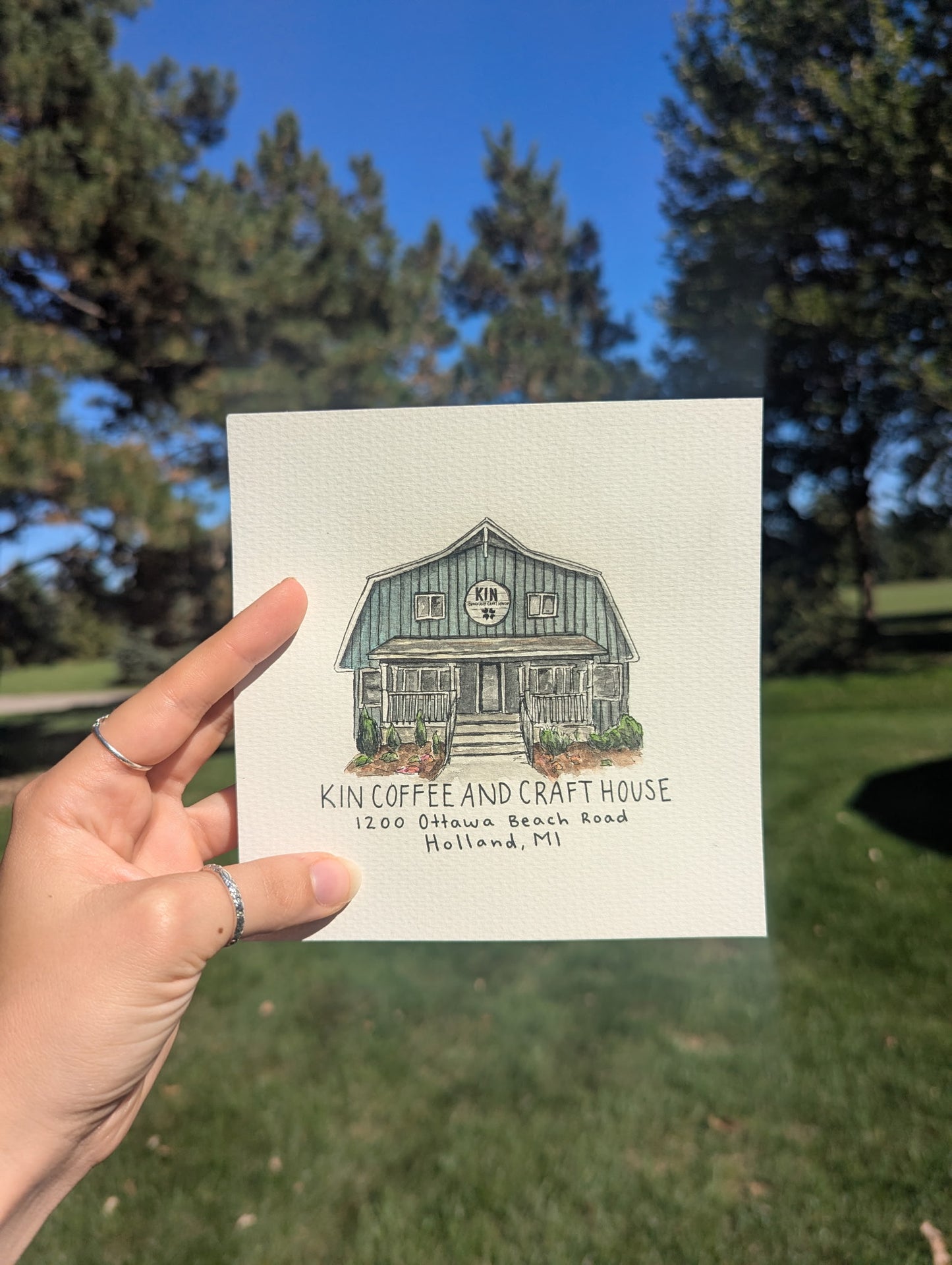 2 Part Sketch and Watercolor Series
